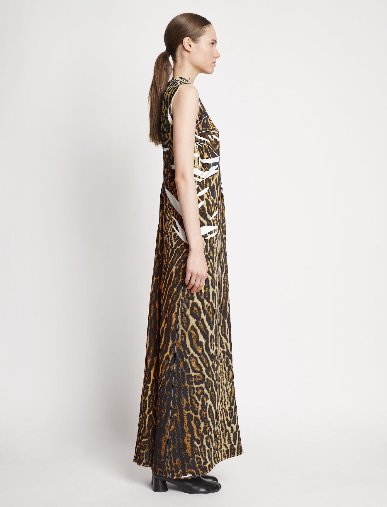 Garment Printed Crepe Dress #1