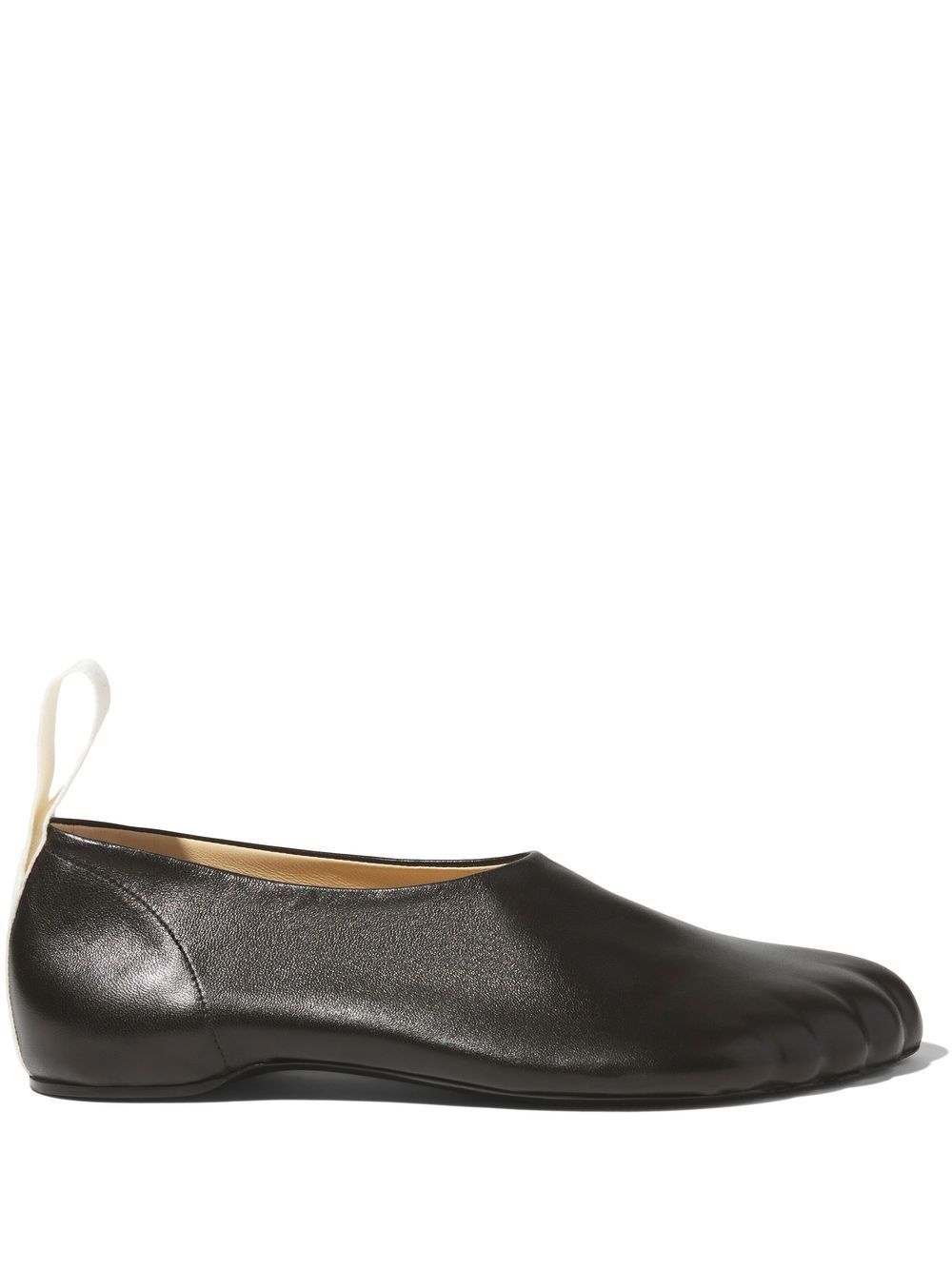 

Proenza Schouler Sculpt leather slippers - Black