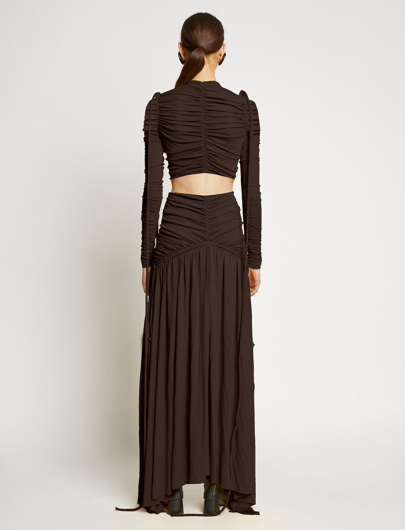 Viscose Jersey Cinched Cut Out Dress #1