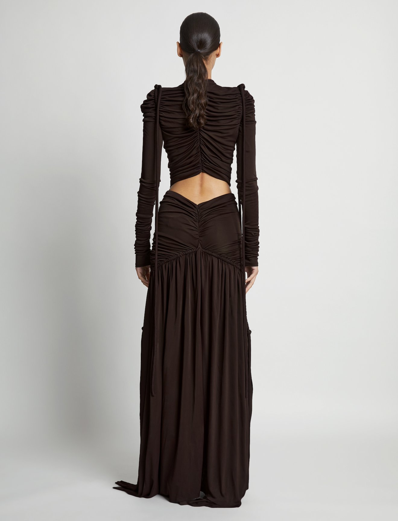 Viscose Jersey Cinched Cut Out Dress #2