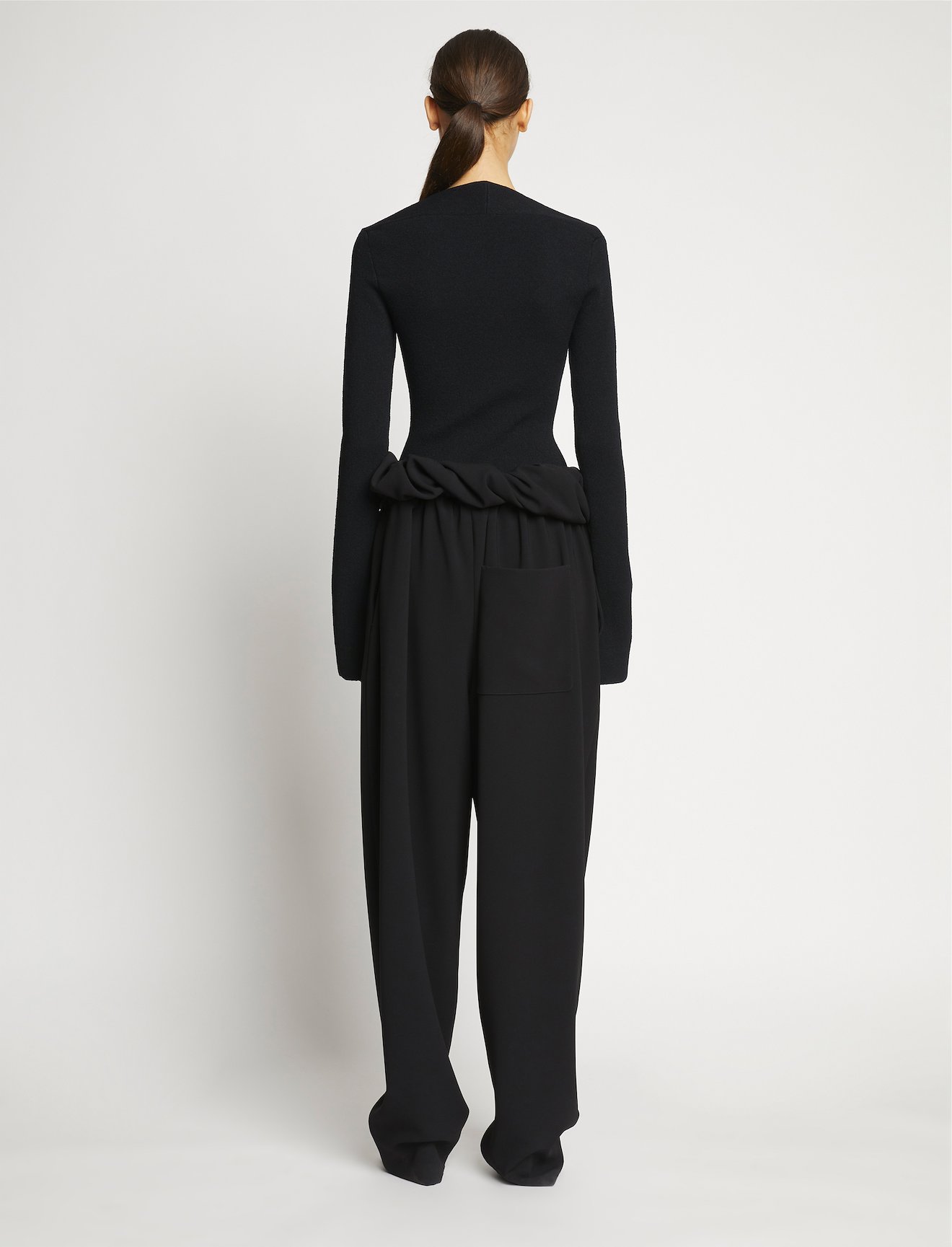 Textured Viscose Knit Sweater #3