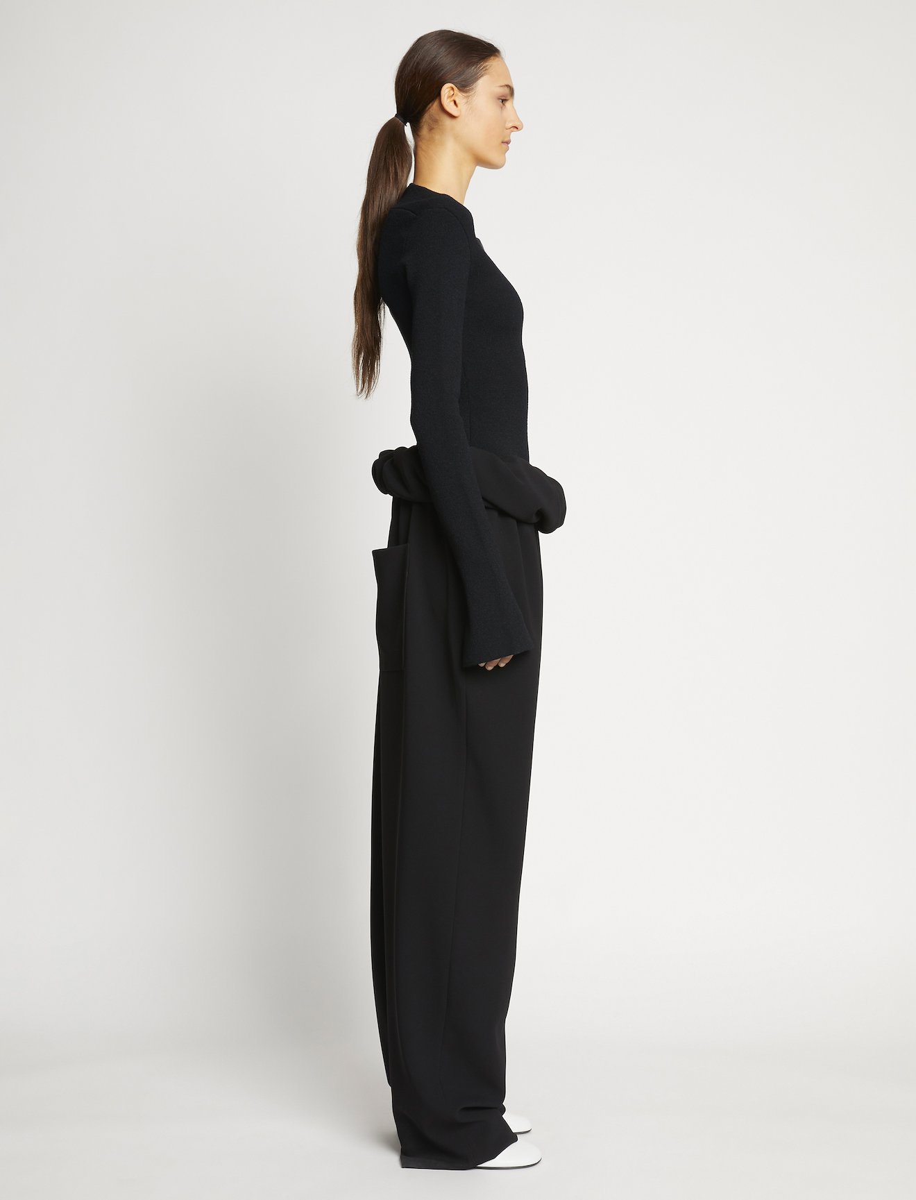 Textured Viscose Knit Sweater #2
