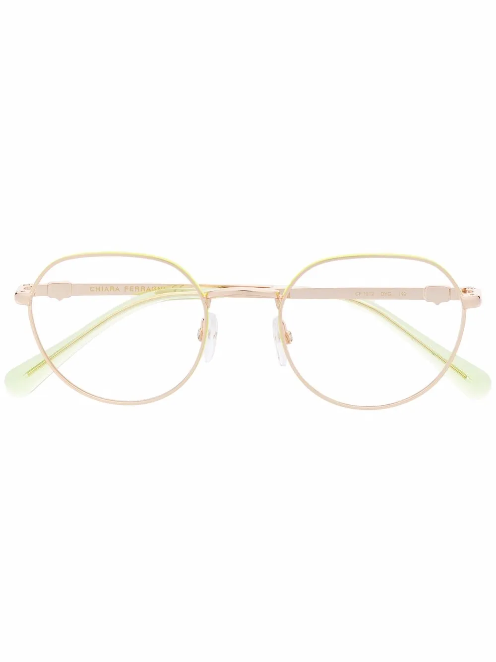 

Chiara Ferragni lentes con armazón redonda - Dorado