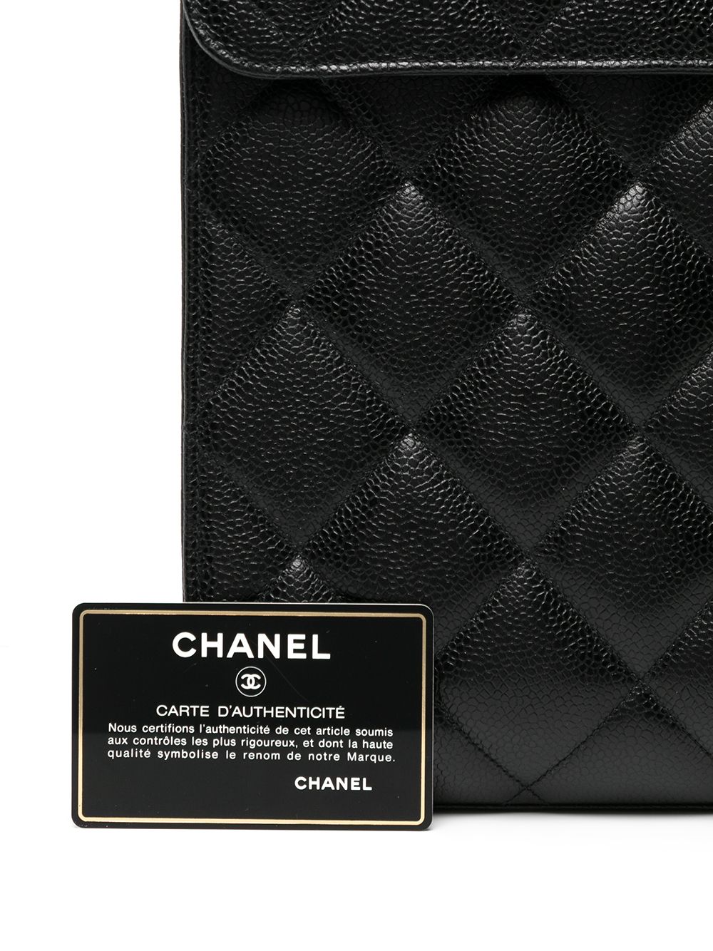 CHANEL 1995 CC Turn-lock briefcase Women