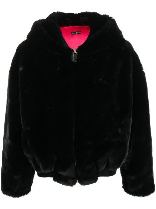 Giuliano Galiano Hooded Fur Jacket - Farfetch