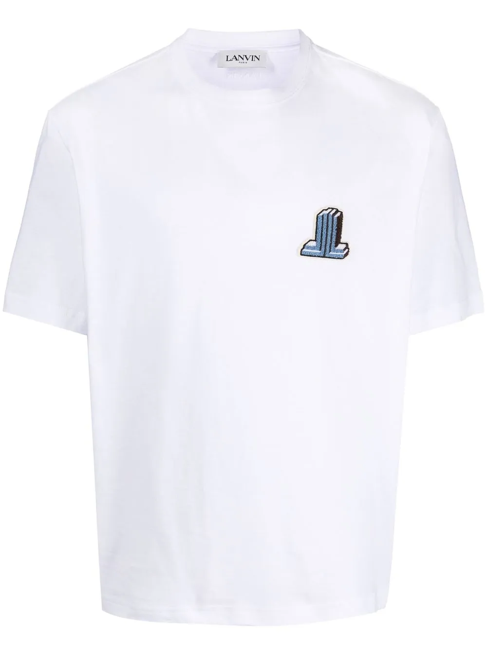 

Lanvin camiseta con parche del logo - Blanco