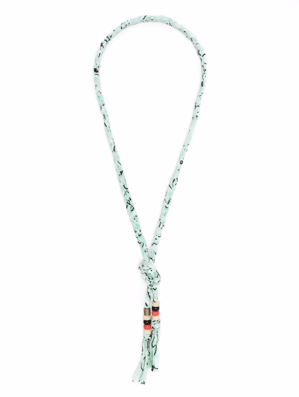 фото Alanui woven tassel rope necklace