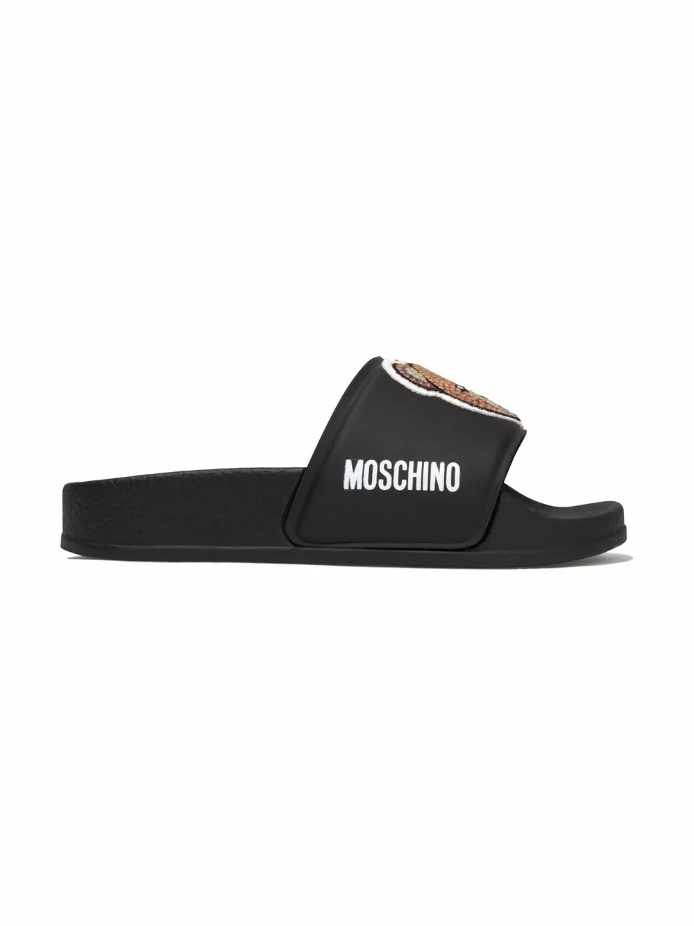 

Moschino Kids sandalias con motivo Teddy Bear - Negro