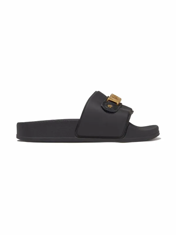 moschino pool sliders