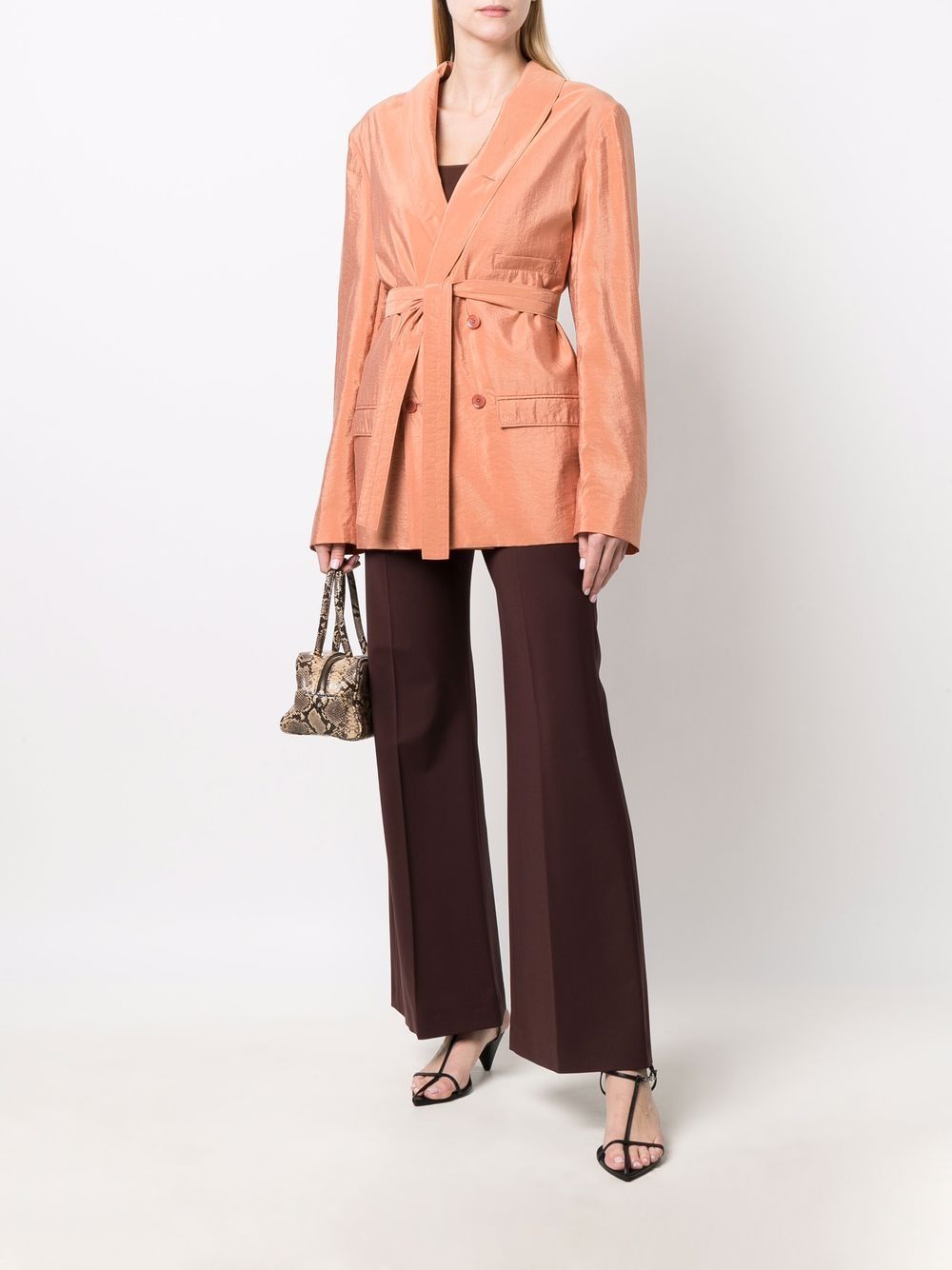 Lemaire Belted double-breasted Blazer - Farfetch