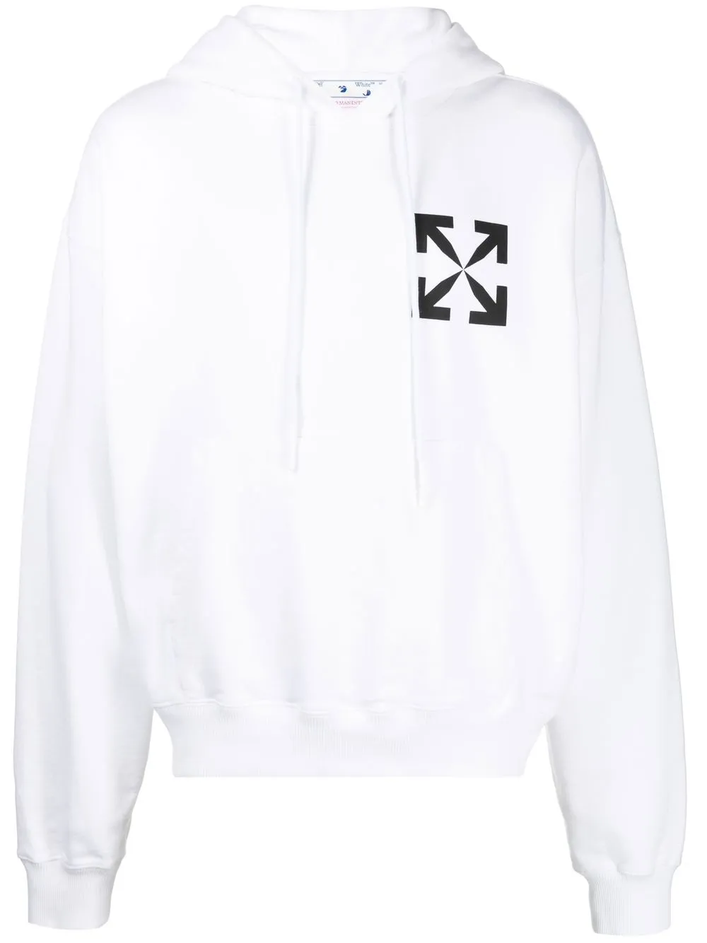 

Off-White hoodie con motivo Arrows - Blanco