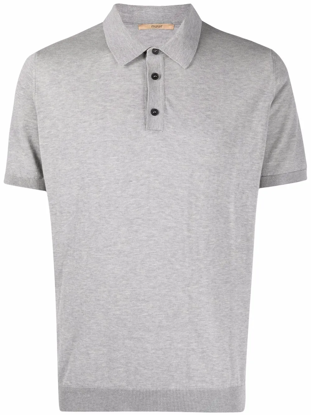 

Nuur playera tipo polo manga corta - Gris