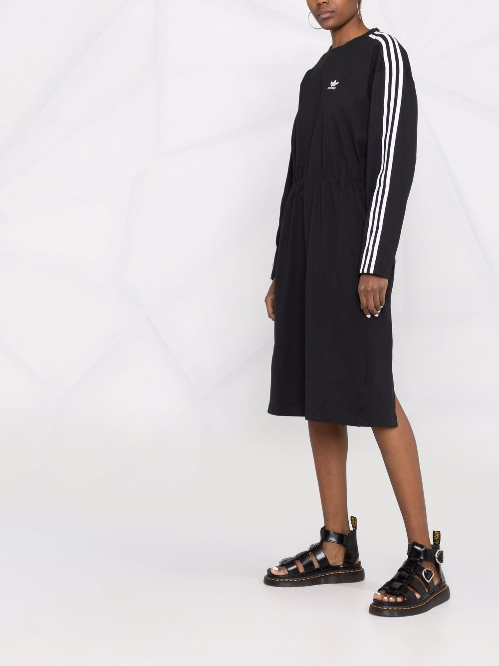 Adidas trefoil-detail Dress - Farfetch