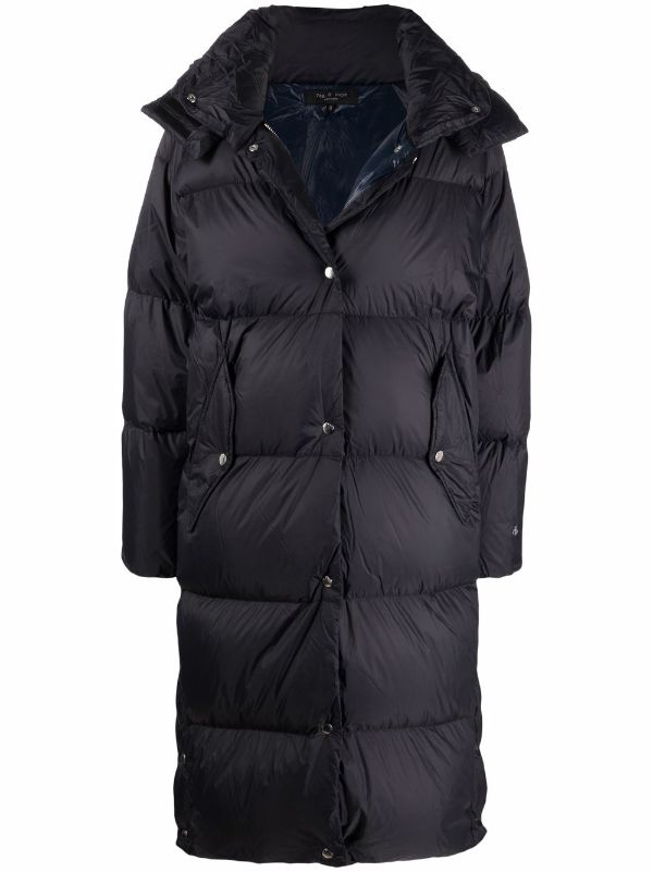 prada long down coat