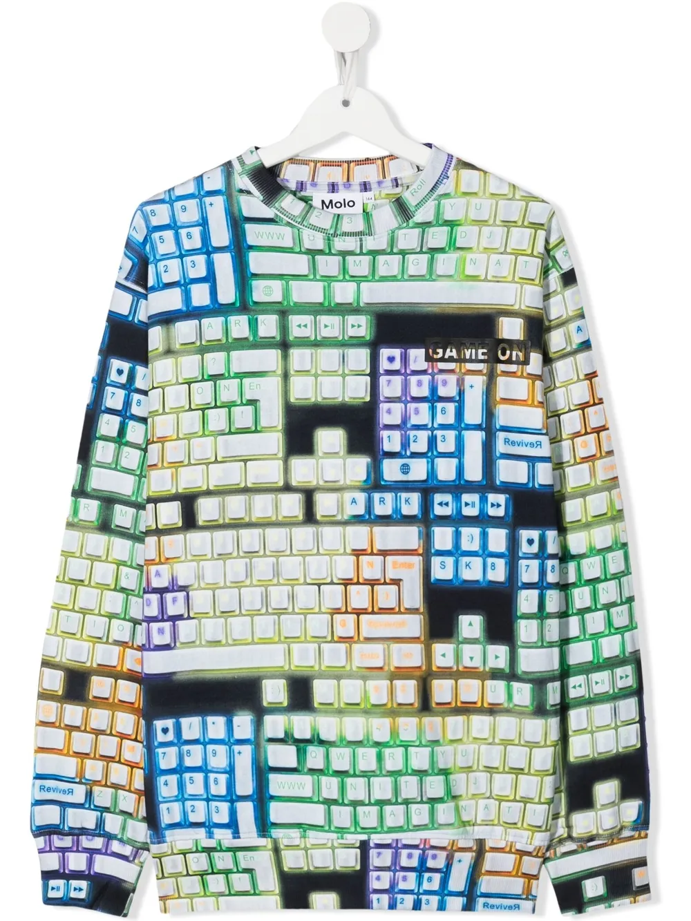 

Molo sudadera con teclado estampado - Verde