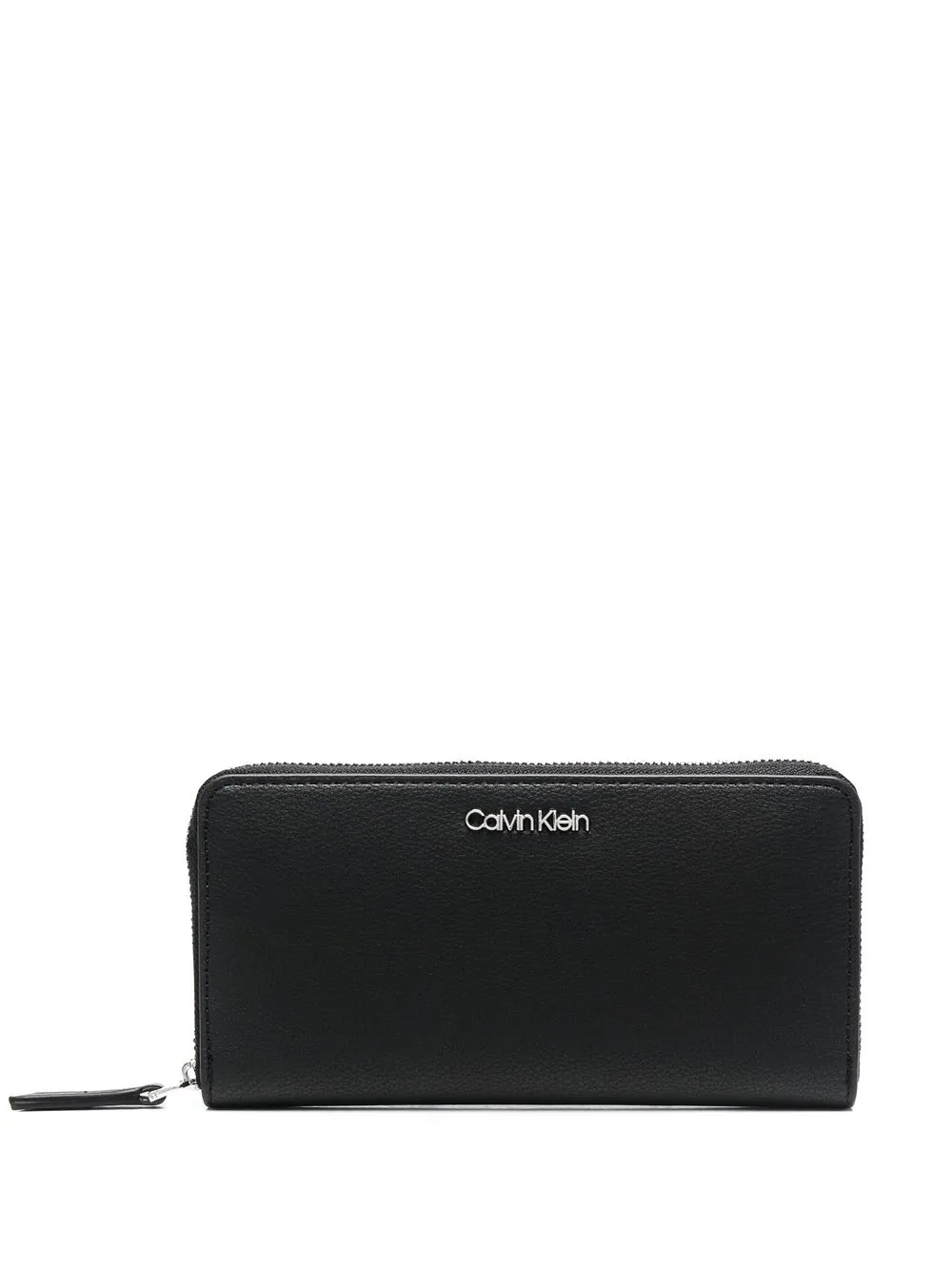 Calvin Klein logo-lettering zip-around wallet | Black | Image 1