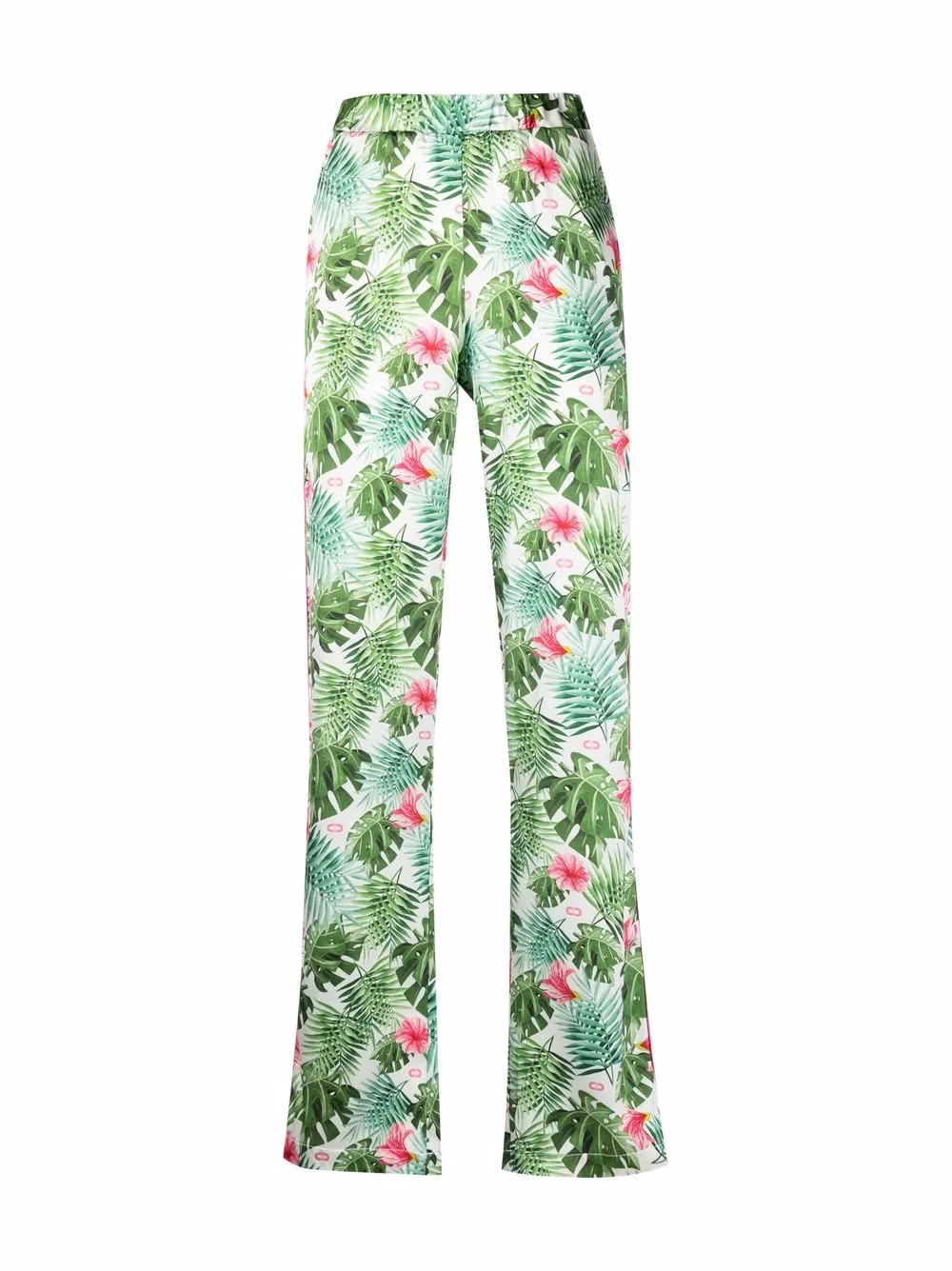 Dee Ocleppo Pyjama met palmboomprint - Wit