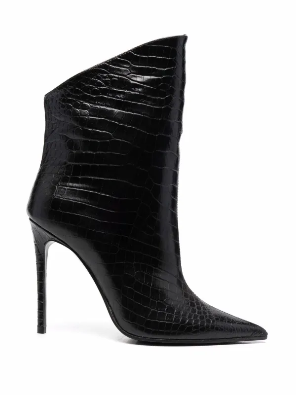 Giuliano Galiano Botines Con Efecto De Piel De Cocodrilo - Farfetch
