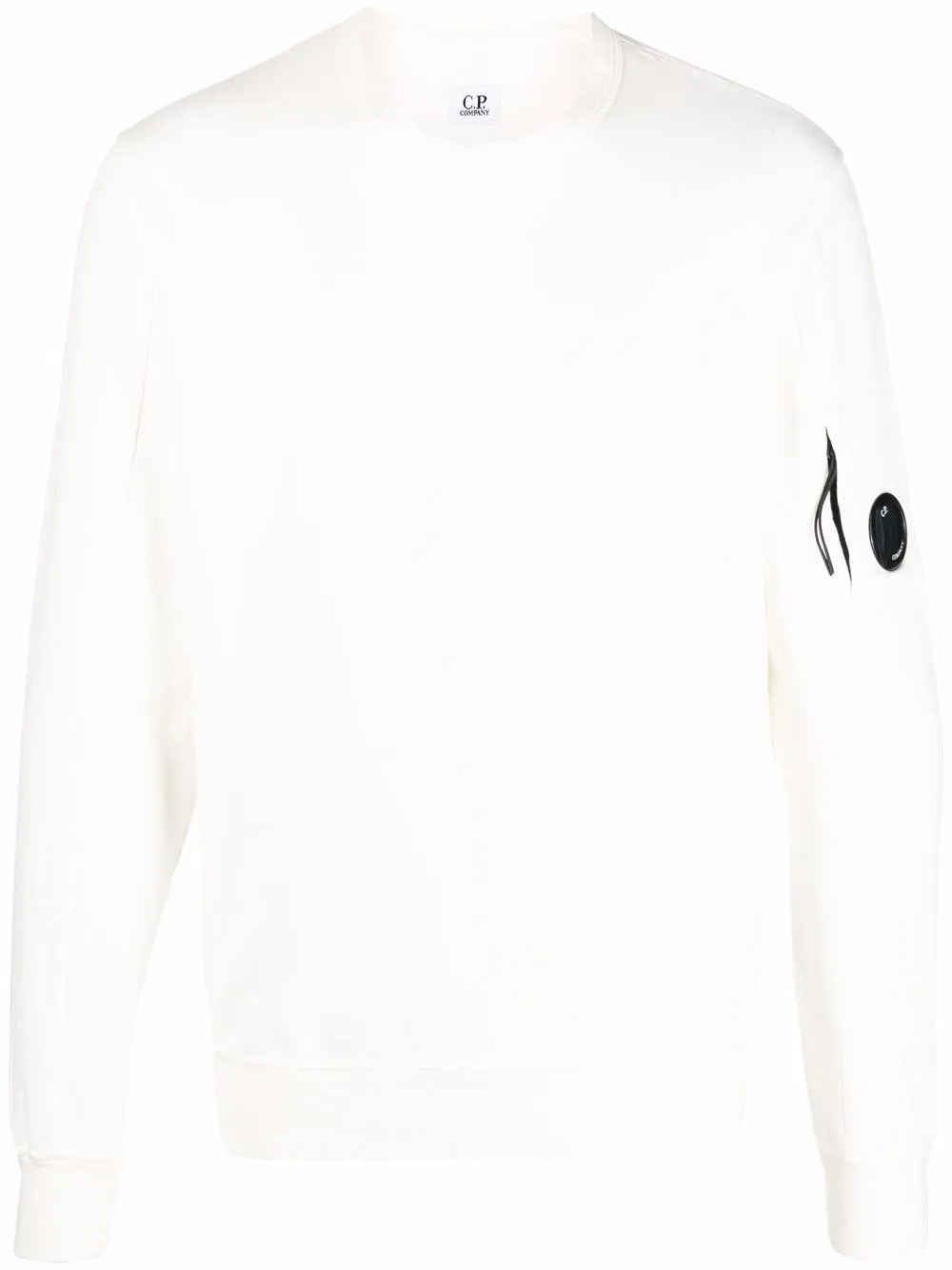 

C.P. Company sudadera con detalle de lentes - Blanco