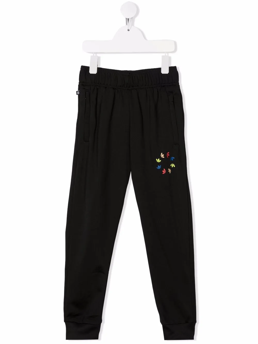 

adidas Kids logo-print joggers - Black