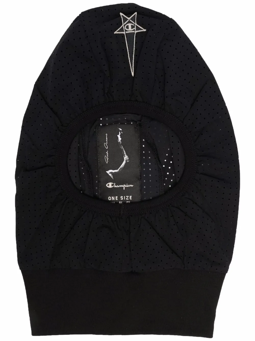 Rick Owens X Champion Fogachine embroidered-logo Balaclava - Farfetch