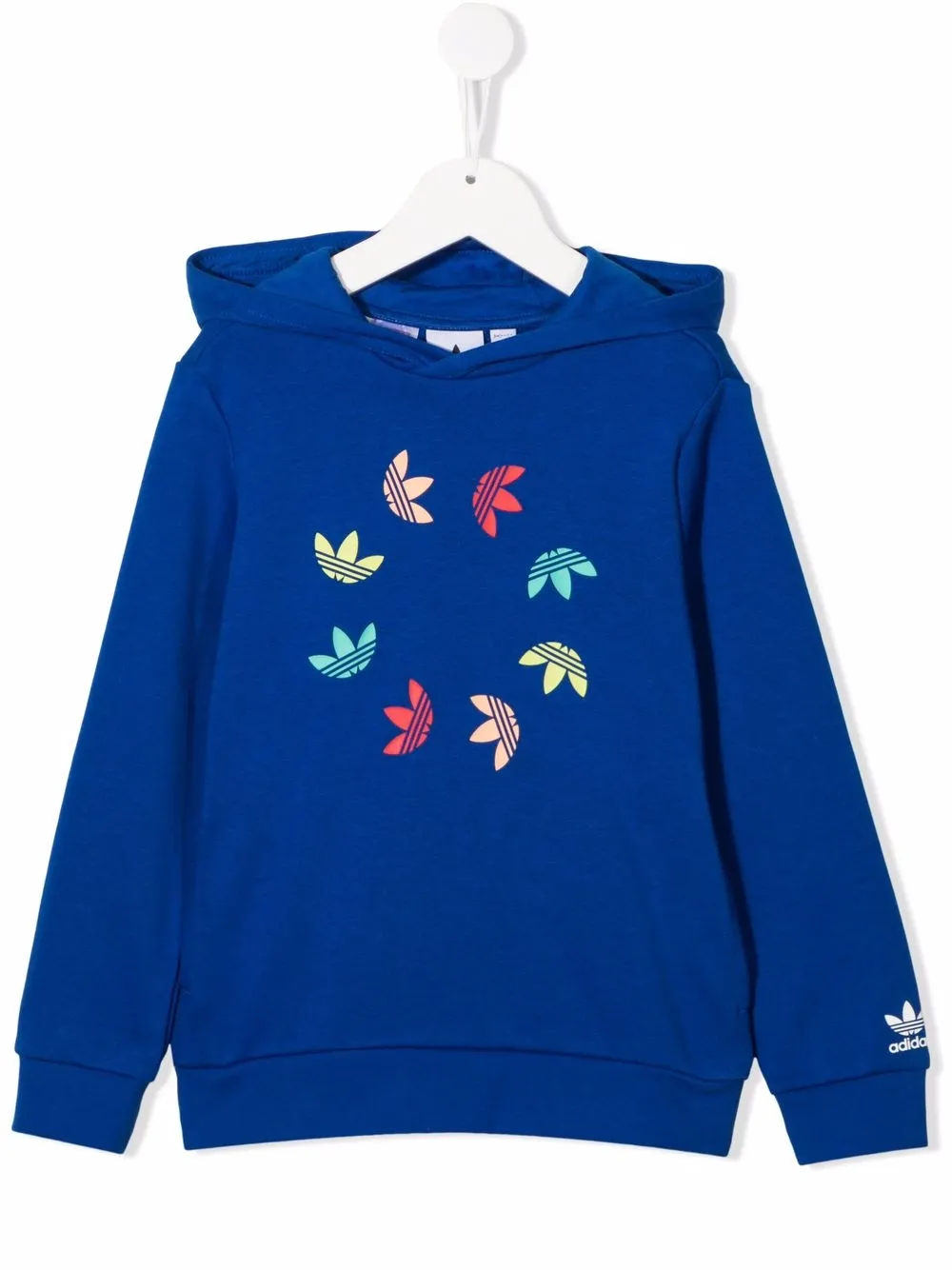 

adidas Kids sudadera con capucha y logo estampado - Azul