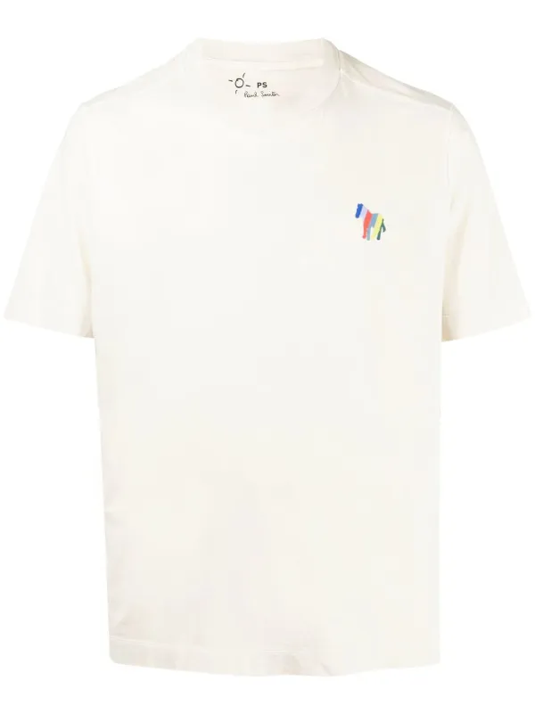 PS Paul Smith Zebra Embroidered T-shirt 