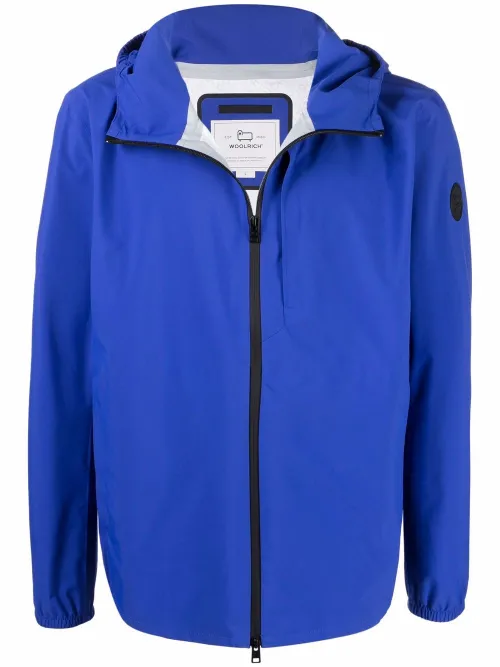 Woolrich veste à patch logo - Bleu - Woolrich - Modalova