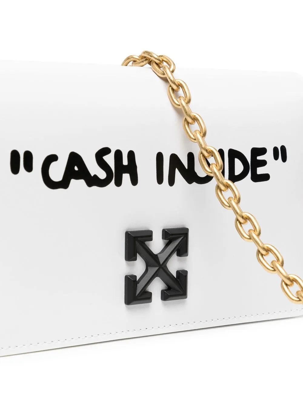 Off-White Jitney 0.5 crossbodytas Wit