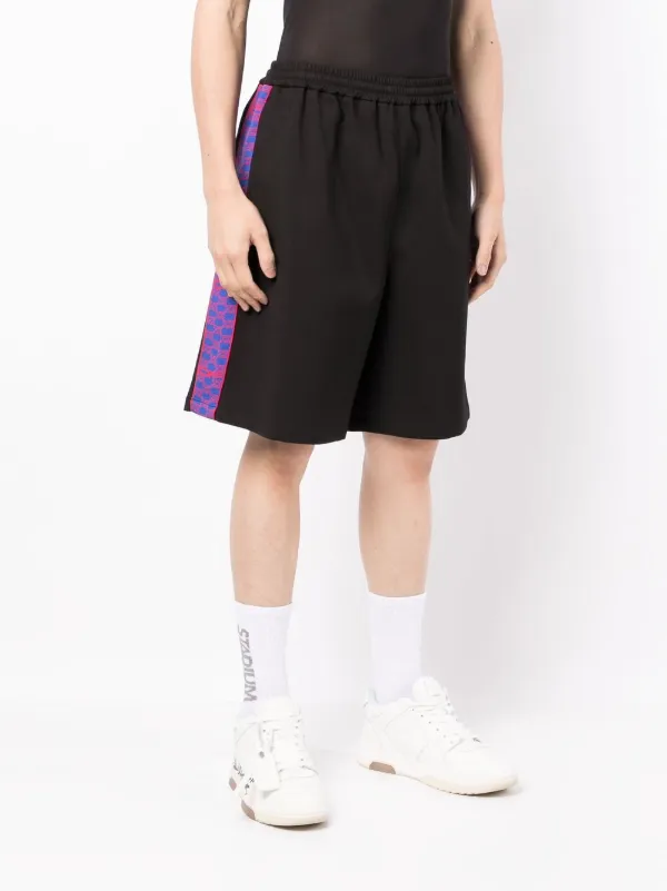Off-White Monogram Band Track Shorts | Black | FARFETCH
