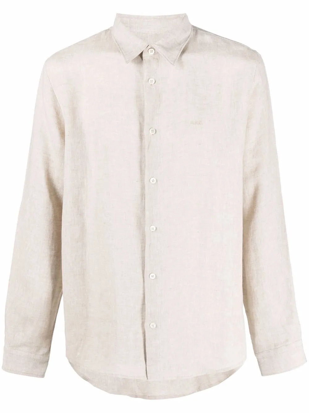 

A.P.C. linen long-sleeve shirt - Neutrals