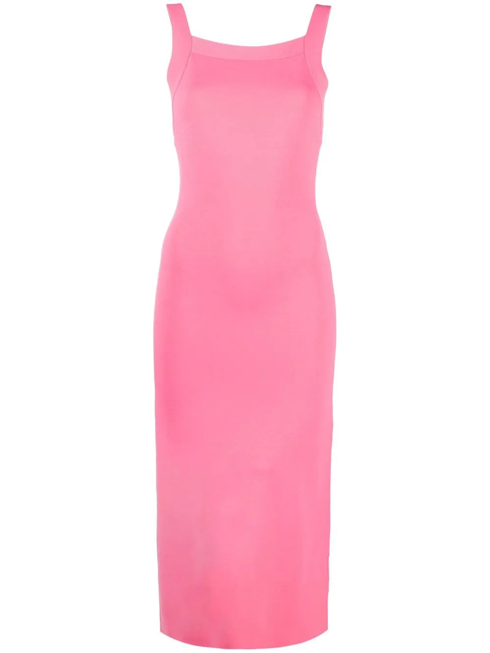 

P.A.R.O.S.H. vestido midi tejido - Rosado