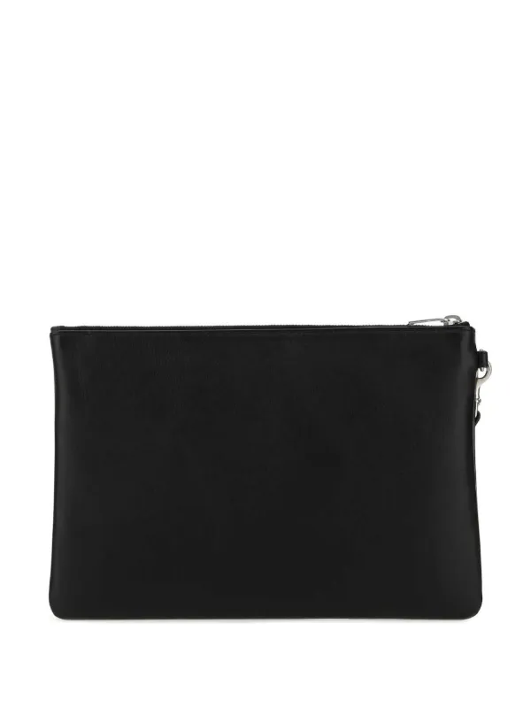 Saint Laurent Rive Gauche Clutch Bag Black FARFETCH AO