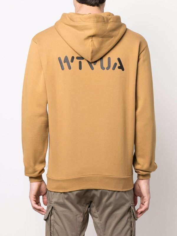 WTAPS logo-printed Hoodie - Farfetch