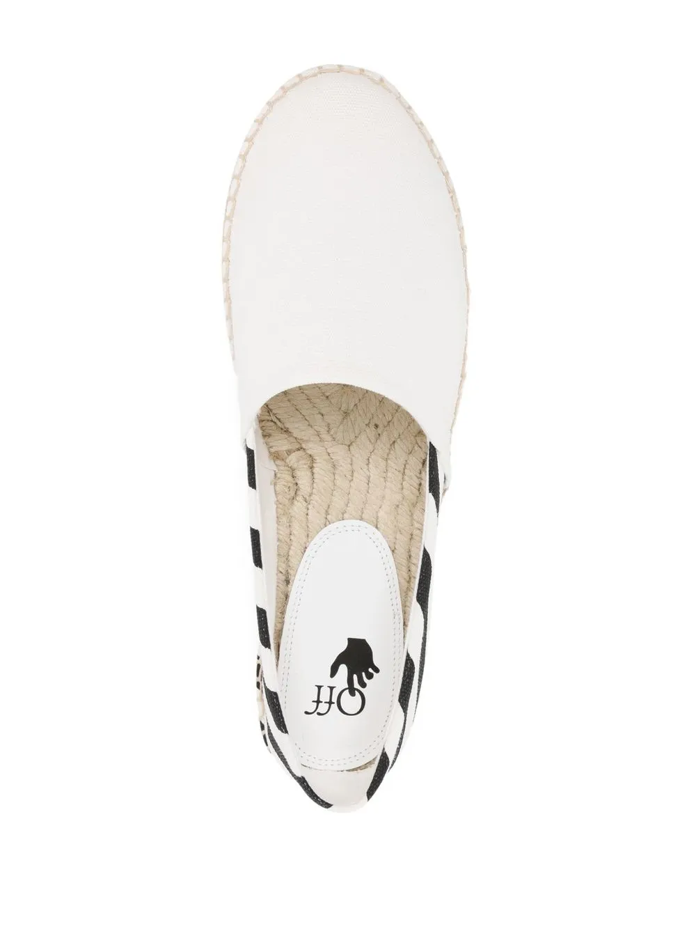 Off-White Espadrilles met print Wit