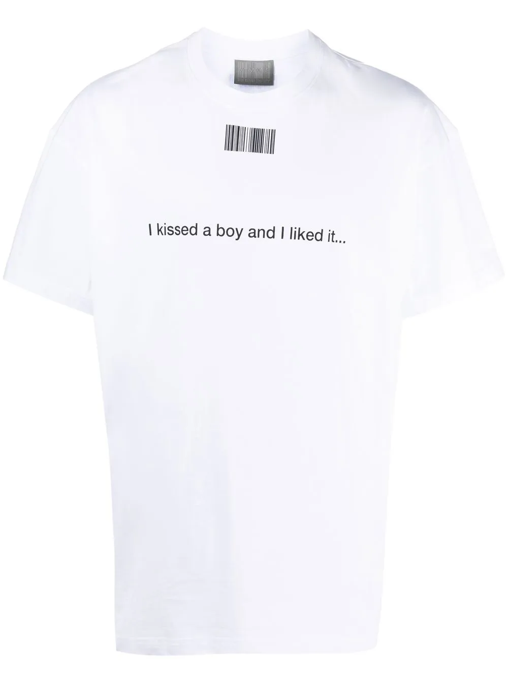 

VTMNTS slogan-print cotton T-Shirt - White