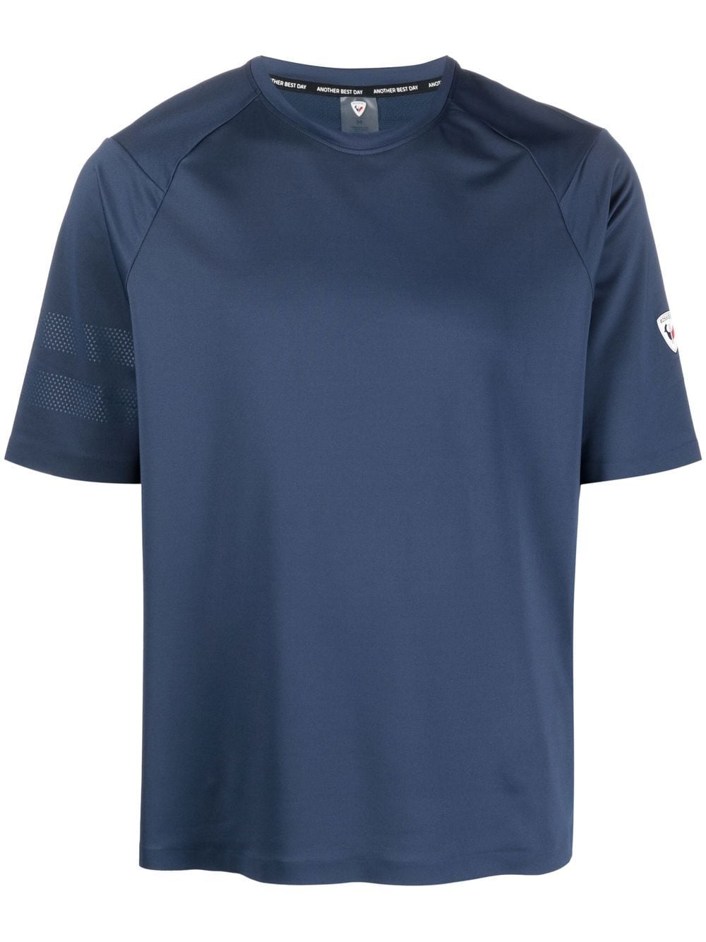 Rossignol Logo-patch Tech T-shirt In Blue