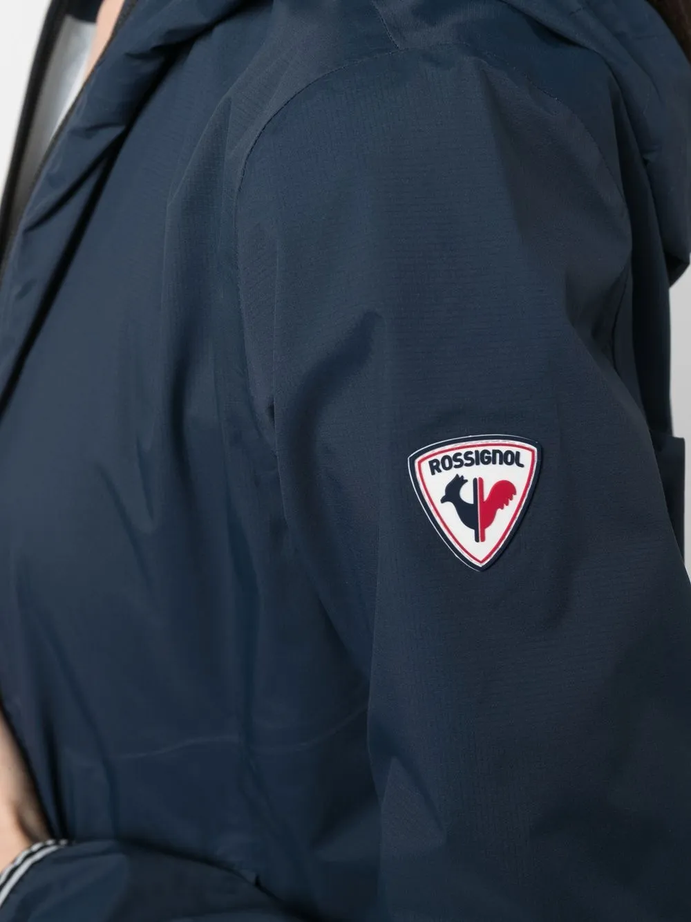 Rossignol Hooded Zip-up Jacket In Blue