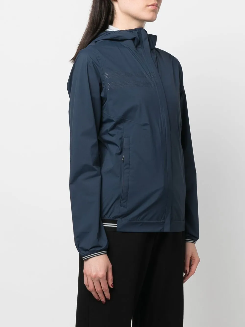 Rossignol Hooded Zip-up Jacket In Blue