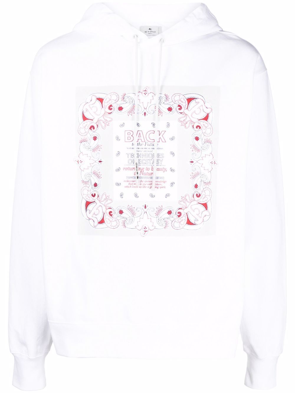 ETRO Back To The Future cotton hoodie - White