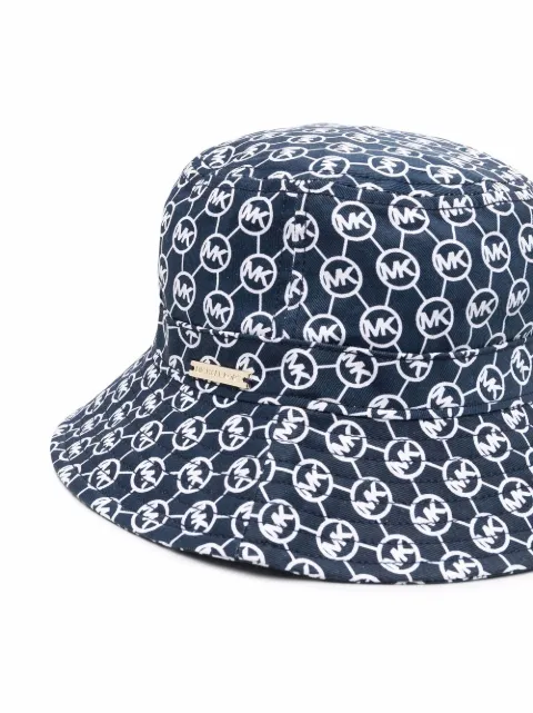 Michael Kors Kids Logo Print Bucket Hat 