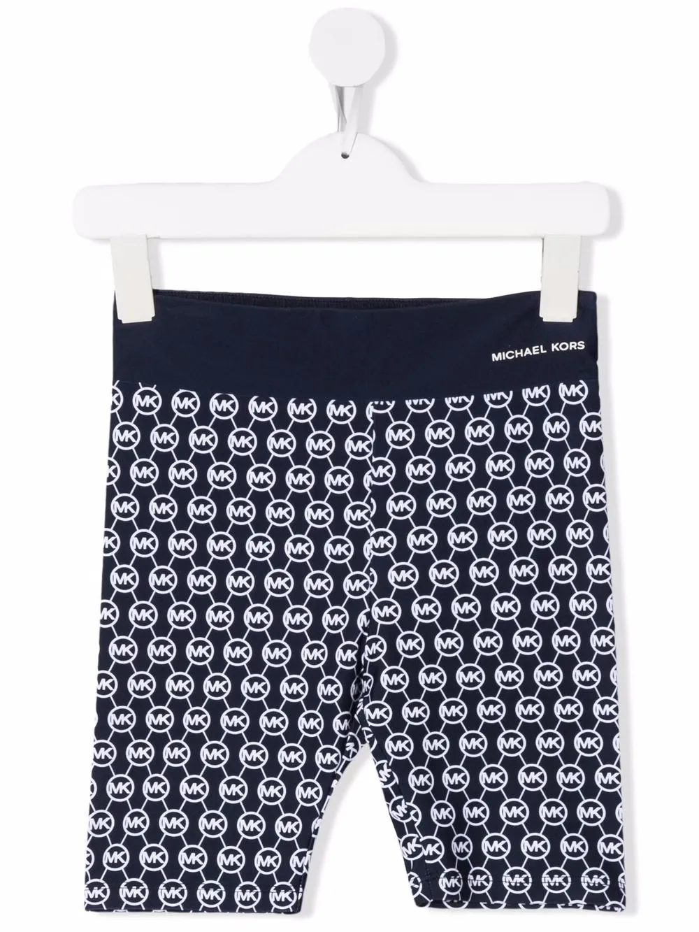 Michael Kors Kids' Monogram-print Cycling Shorts In Blue