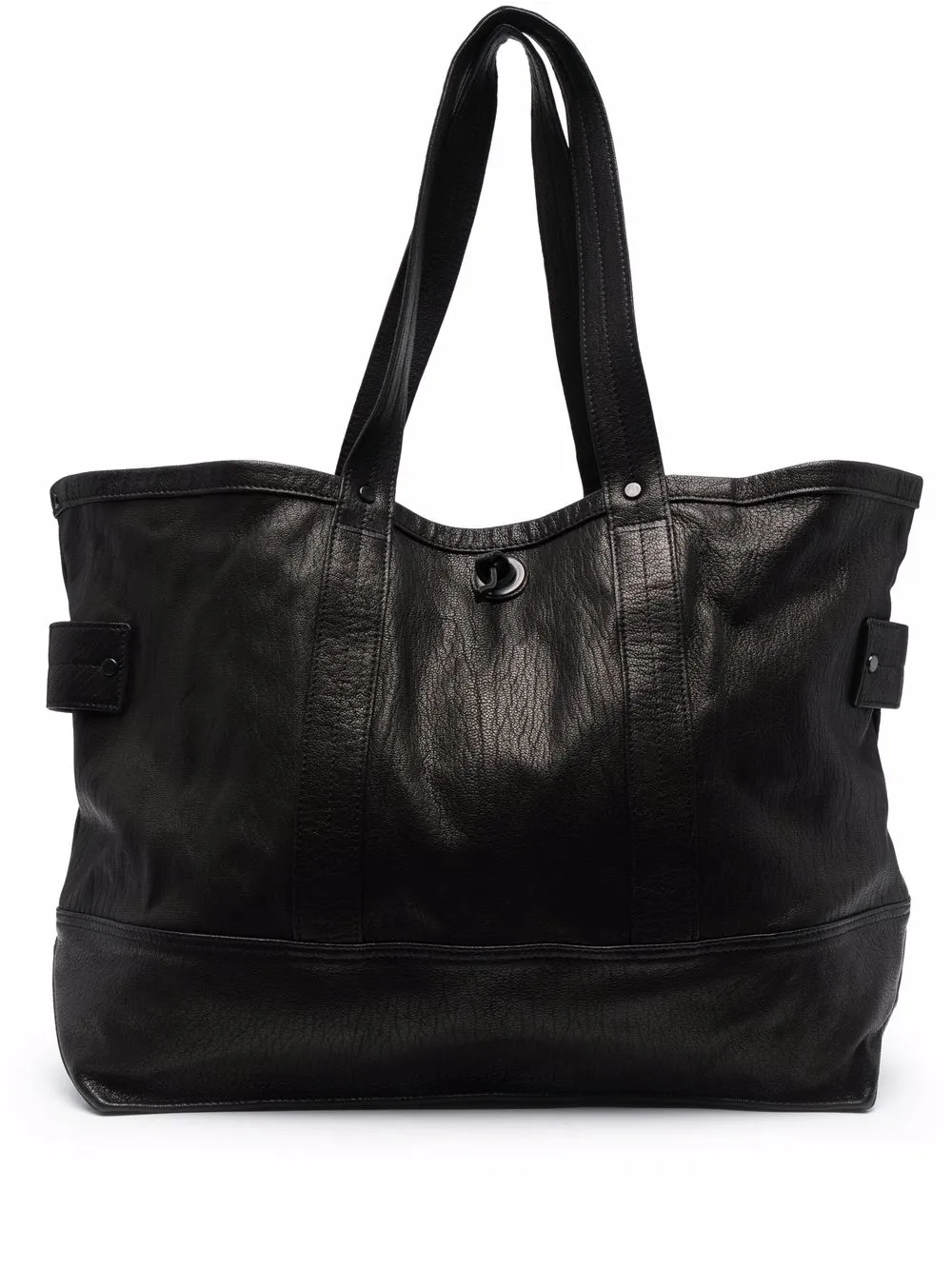 

Yohji Yamamoto leather tote bag - Black