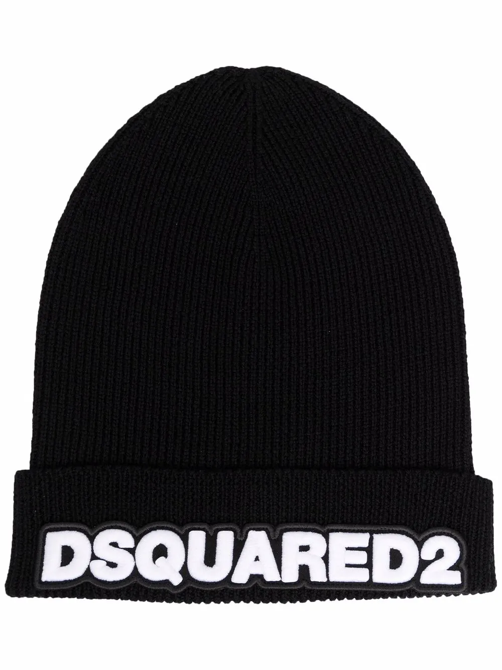 

Dsquared2 gorro con parche del logo - Negro