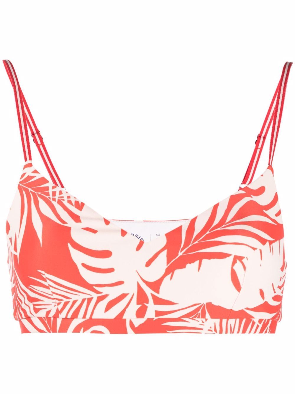 фото The upside sabal botanical-print bra