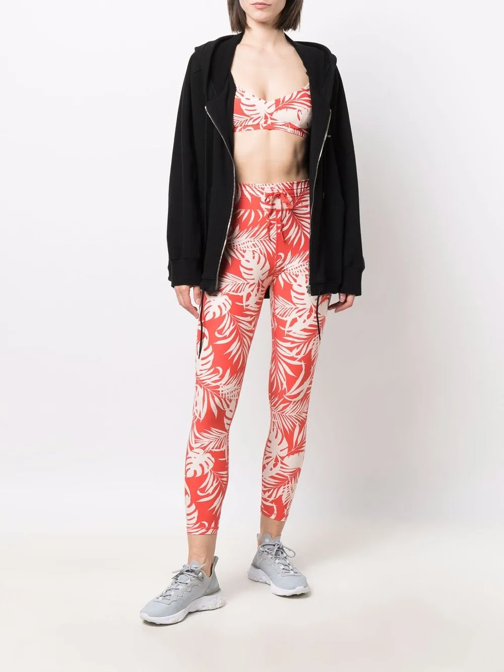 фото The upside sabal botanical-print leggings