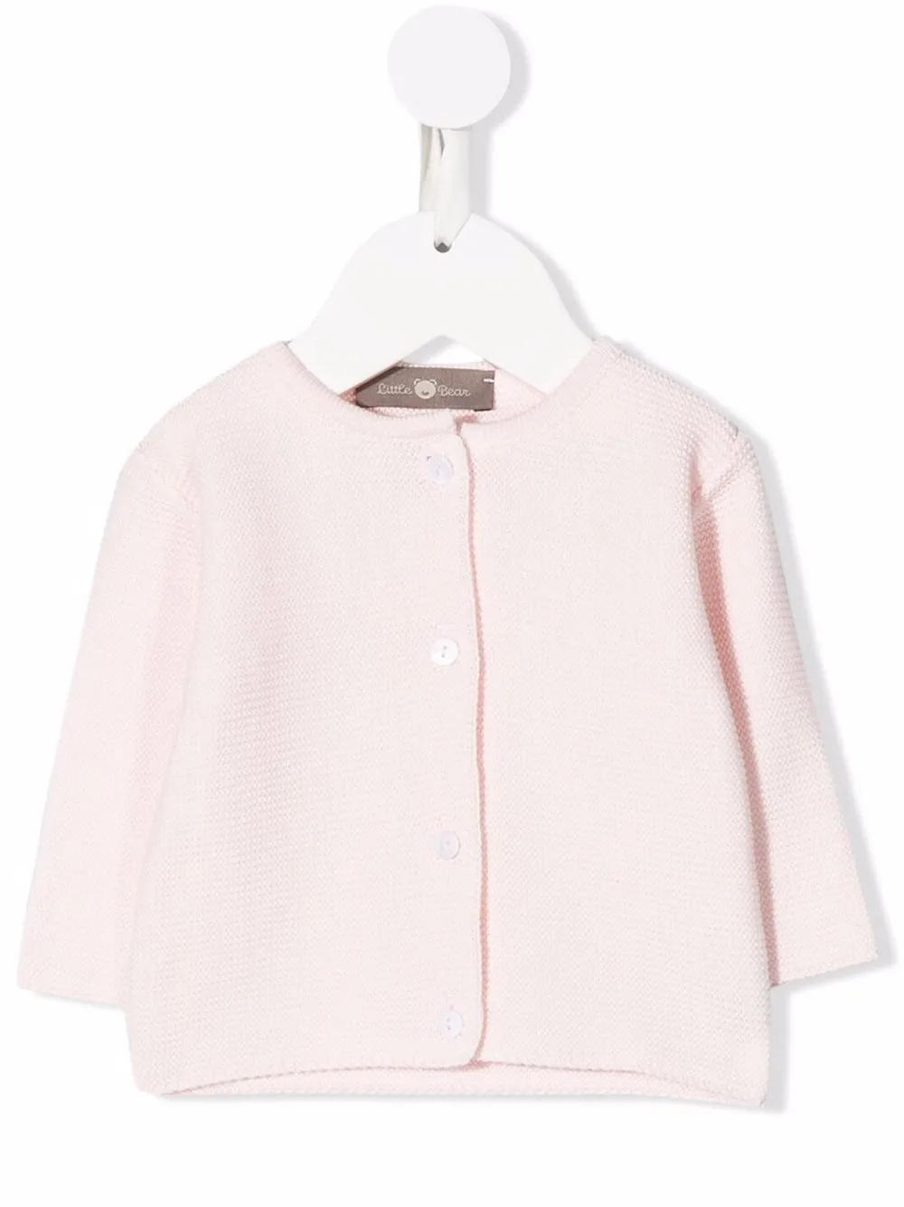 

Little Bear button-up cotton cardigan - Pink