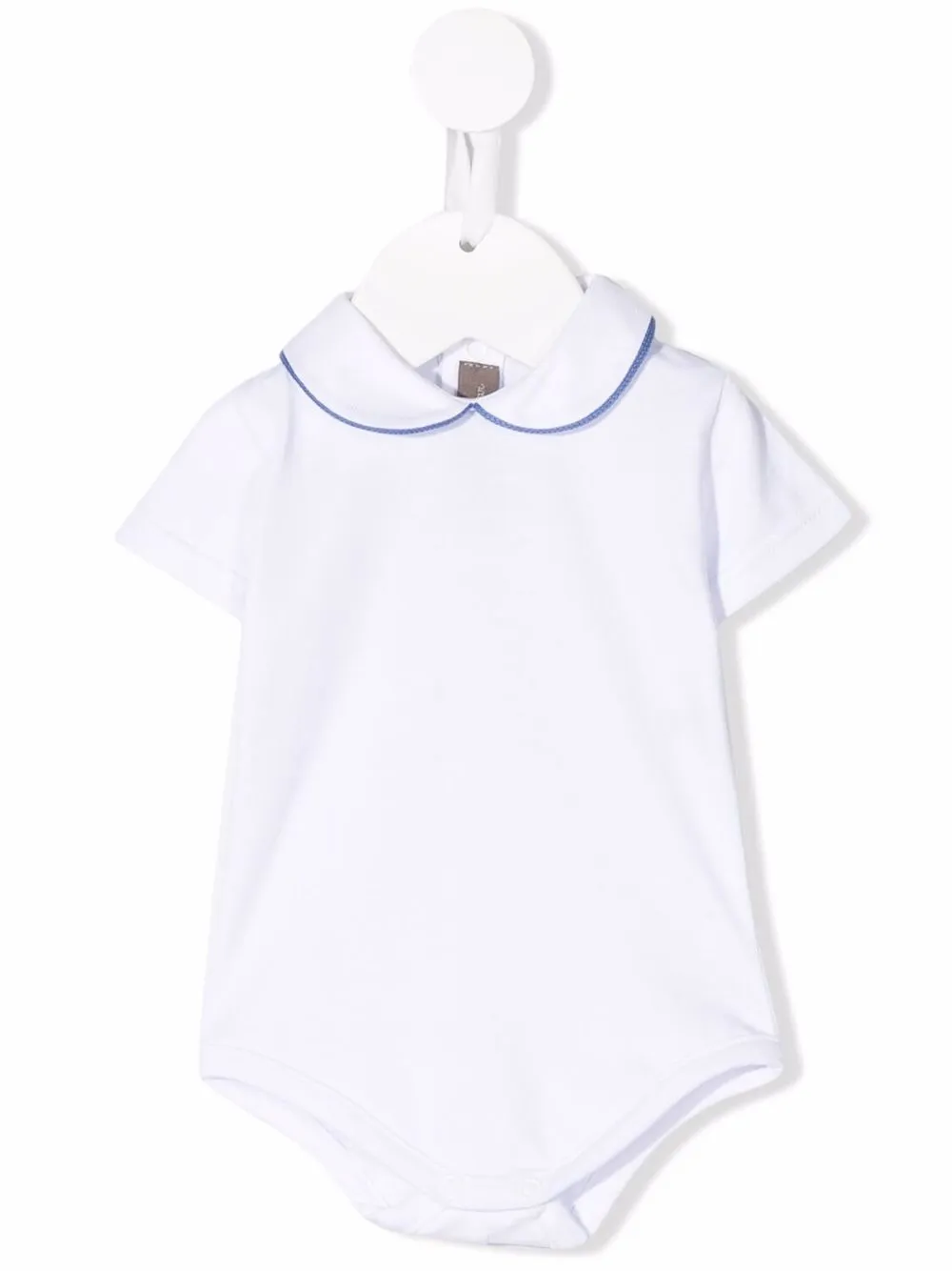 

Little Bear romper con ribete en contraste - Blanco