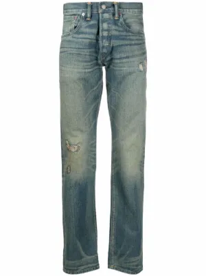 Ralph Lauren RRL ダメージ ストレートジーンズ 通販 - FARFETCH