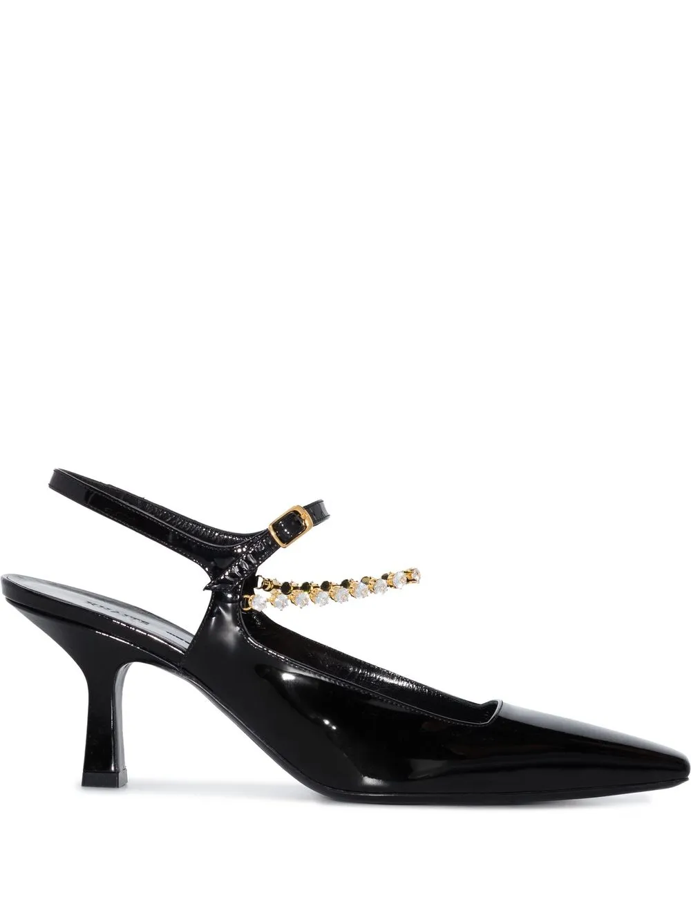 

KHAITE Sidney 65mm patent pumps - Black